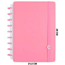 Caderno Inteligente All Pink Grande Universitário 28x21,5cm