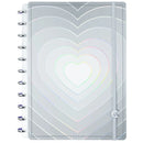Caderno Inteligente Grey Love Grande Universitário 28x21,5cm