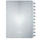 Caderno Inteligente Grey Love Grande Universitário 28x21,5cm